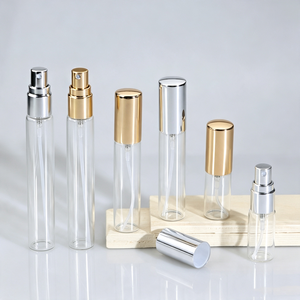 Envase con Impresión <span class=keywords><strong>de</strong></span> Logotipo Personalizado, Botella <span class=keywords><strong>de</strong></span> Perfume Redonda <span class=keywords><strong>de</strong></span> Vidrio Transparente <span class=keywords><strong>de</strong></span> 5 ml, 10 ml, 15 ml, Mini Botella Portátil <span class=keywords><strong>de</strong></span> Spray para Aceite <span class=keywords><strong>de</strong></span> Perfume - Product Image 4