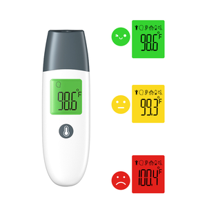 <span class=keywords><strong>Thermomètre</strong></span> infrarouge double mode (front et oreille) en stock, best-seller, pour la mesure de la fièvre chez les bébés, les enfants et les adultes, utilisation intérieure et extérieure - Product Image 1