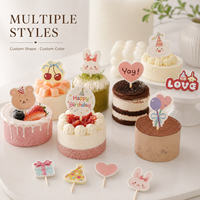 Individuelle Geburtstagstorten-Deko DIY Niedliche Party-Dekorationsstecker mit Happy Birthday & Cartoon-Figuren