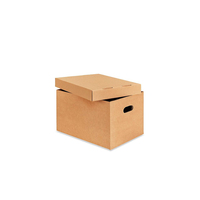 Caja de Cartón Personalizada para Almacenamiento de Archivos con Tapa