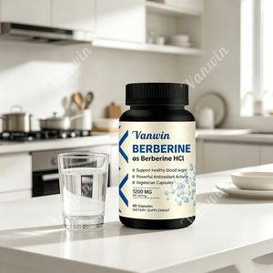 RTS Berberine HCl 1200mg Capsules végétales pour un métabolisme sain et le soutien du glucose, végétalien, <span class=keywords><strong>sans</strong></span> OGM, certifié GMP, 60 unités - Product Image 4