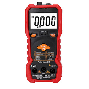 Multímetro Digital de Rango Automático de 4 Dígitos, 600V DC/AC, 10A, Medición de Corriente y Capacitancia, para Electricistas - Product Image 2