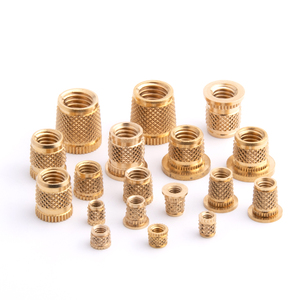 Tùy chỉnh bth loạt M2 M3 M4 M5 M6 M8 Metric Brass nóng chảy chèn các loại hạt sưởi ấm đúc đồng chủ đề chèn NUT - Product Image 4