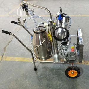 Baja intensidad de trabajo y alta eficiencia portátil vacas cabras pequeña máquina de ordeño para la venta granja lechera - Product Image 2