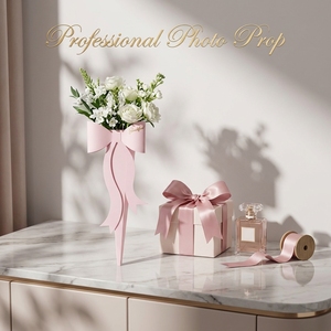 Cajas de Papel para Envolver Ramos de Flores, Caja de Regalo con Lazo para una Sola Rosa, para el Día de la Madre, Bodas, San Valentín, Graduaciones, Cumpleaños - Product Image 4