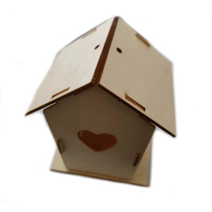 Maison en <span class=keywords><strong>bois</strong></span> découpe ornements arbre <span class=keywords><strong>de</strong></span> noël maison <span class=keywords><strong>de</strong></span> bricolage en <span class=keywords><strong>bois</strong></span> avec cordes ensemble <span class=keywords><strong>de</strong></span> puzzle 3d - Product Image 4