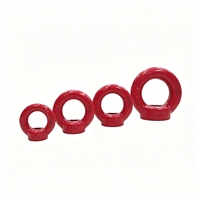 Écrou de levage en acier allié forgé en usine, peint en rouge, grade 80, M10-M30, pour palan robuste, capacité de charge de 0,4T à 50T