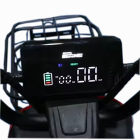 Vélo Électrique 500W avec Moteur Arrière, Panier Avant et Siège Arrière, Autonomie 60 km, Idéal pour les Déplacements Urbains