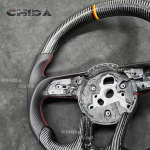 Volante de fibra de carbono adecuado para Audis A6L A4L RS4 GT A3 A4 A5 A6 A7 A8 TT Q3 <span class=keywords><strong>Q4</strong></span> Q5 Q7 Q8 R6 R8 RS S3 S4 S5 S6 - Product Image 2