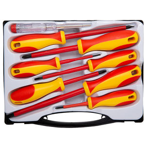 WEDO VDE 1000V IEC 60900 Stahl Schlitz- und Kreuzschlitz-Isolierschraubendreher-Set - 8-teilig - Product Image 1