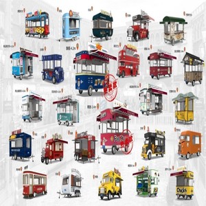 Chariot de restauration mobile électrique à quatre roues, chariot alimentaire multifonctionnel, chariot de tourisme pour thé au lait et café - Product Image 6