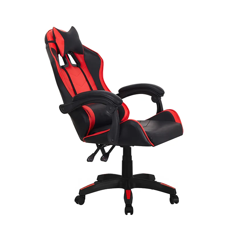 Cheap Price Custom PU Leather Black and Red Office Gamer Gaming Chair for Computer PC Game