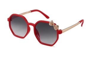 Nuevas Gafas de Sol para Bebé con Protección UV400, Diseño Minimalista con Lazo y Mariposa de Color Semi-Metálico, Tendencia Popular para Niños y Niñas - Product Image 2