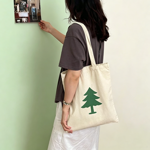 Sac fourre-tout en toile de coton avec impression de lettres, de haute qualité, durable, avec poignée d'épaule, sac de courses réutilisable - Product Image 5