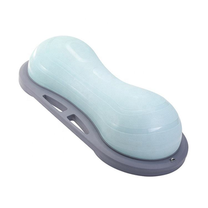 Ballon Pilates anti-éclatement en forme de cacahuète pour exercices d'équilibre, avec pompe à pied bonus - Product Image 1