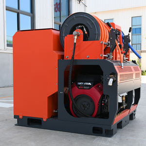 AMJET 300bar30lpm Machine de nettoyage de canalisations Équipement de nettoyage 80m 3/8'' Tuyau <span class=keywords><strong>Pompe</strong></span> allemande pour plombier Débouche les canalisations - Product Image 2