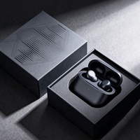 Boîte d'emballage pour casque Bluetooth exquise et nouvelle personnalisable avec doublure en éponge de finition brillante/stratifiée avec logo imprimé