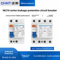 Disjoncteur différentiel Chint NL210 Type B pour énergie nouvelle 1P/3P 25A-63A