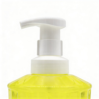 Bouteille Pompe en Mousse Jaune Gaufrée de 500 ml en PET Sans BPA, Idéale pour la Maison, le Commerce et l'Hôtellerie, Personnalisation OEM du Logo
