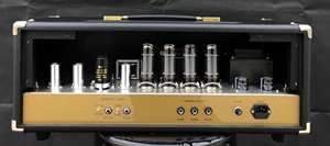 Tête d'ampli guitare tube <span class=keywords><strong>JCM</strong></span> <span class=keywords><strong>800</strong></span> Deluxe sur mesure, câblée à la main, 100W - Product Image 3