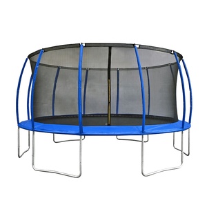 Funjump 12FT 14FT Jardín al aire libre <span class=keywords><strong>Salto</strong></span> Trampolín con red <span class=keywords><strong>de</strong></span> seguridad Bungee <span class=keywords><strong>Cama</strong></span> elástica <span class=keywords><strong>Salto</strong></span> para niños - Product Image 1