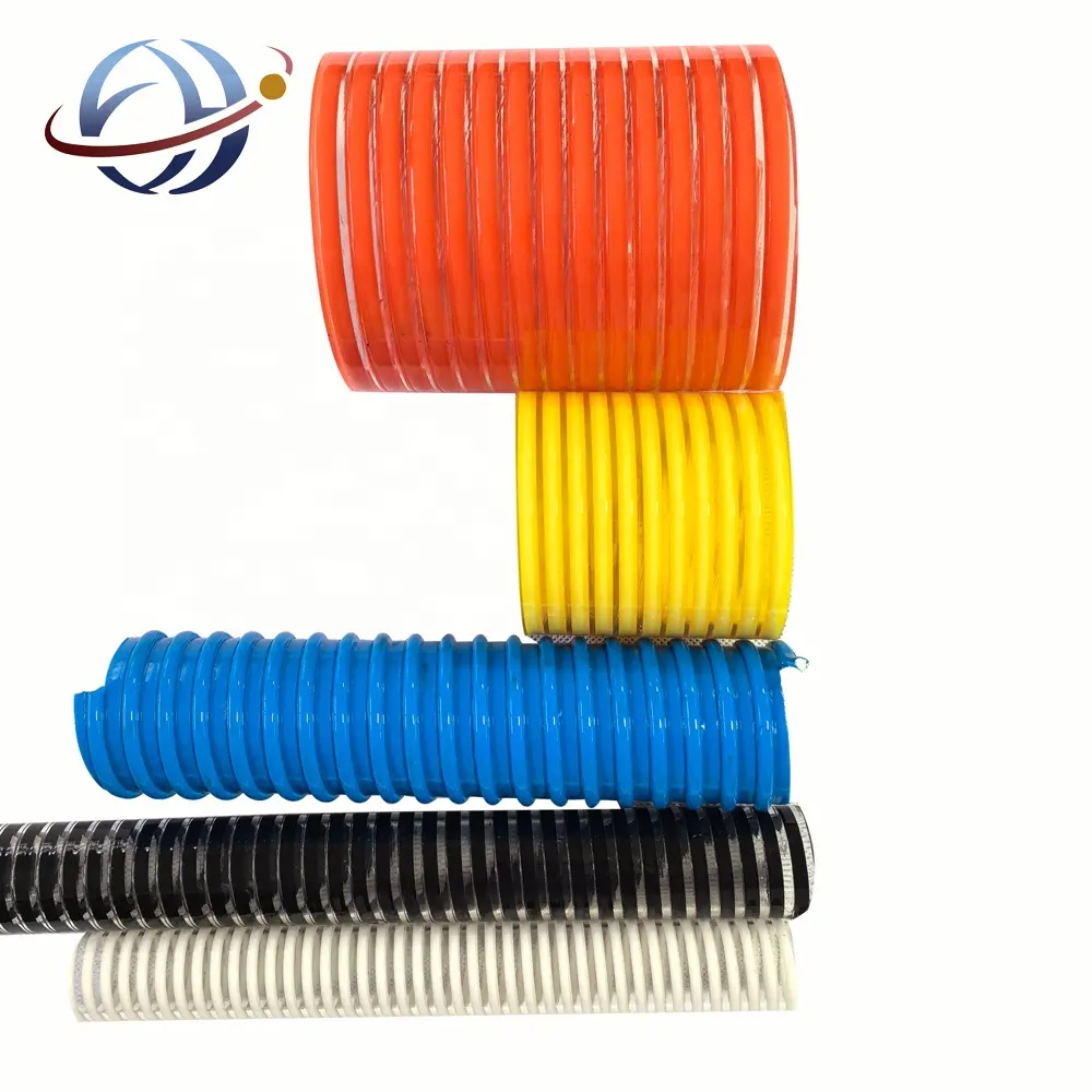 PVC suction hose plastic helix spring hose Sewage Suction and Delivery Hose