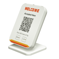 Lecteur de code sonore 4G ES10, haut-parleur, terminal de paiement sonore avec écran de 2,4 pouces, code QR dynamique