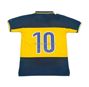 Camiseta de fútbol clásica retro Premium ajuste cómodo para atletas jóvenes y fanáticos con diseño de fútbol de los equipos de la <span class=keywords><strong>historia</strong></span> - Product Image 6