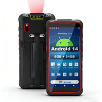 PDA Resistente al Agua con Android 14, Pantalla de 5.5 Pulgadas, IP68, con NFC, RFID, Escáner de Código de Barras Zebra SE4770 2D, 4G LTE, WIFI, GPS, en Stock