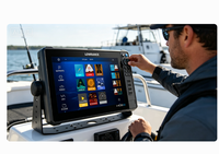 Localizador de Peces Lowrance HDS 12 PRO para Costas y Alta Mar con Transductor