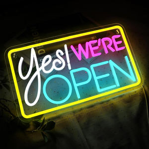 Letrero de Neón <span class=keywords><strong>LED</strong></span> Acrílico Personalizado de Entrega Rápida 'Abierto', Decoración de Pared, Letrero Comercial para Bares y Tiendas, Garantí<span class=keywords><strong>a</strong></span> de <span class=keywords><strong>2</strong></span> <span class=keywords><strong>A</strong></span>ños - Product Image 1