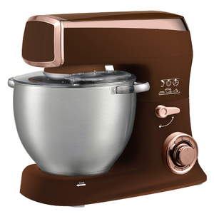 Batidora de Alimentos Marrón de 7.5L, <span class=keywords><strong>Robot</strong></span> de Cocina, Batidora Comercial de Pedestal, Potente Batidora para Amasar - Product Image 1
