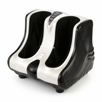 Masseur électrique pour pieds et mollets avec chaleur, machine de massage des jambes par compression d'air et pétrissage Shiatsu