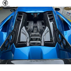 Capó de motor de fibra de carbono seca estilo Duke de alta calidad para Lamborghini Revuelto - Product Image 6