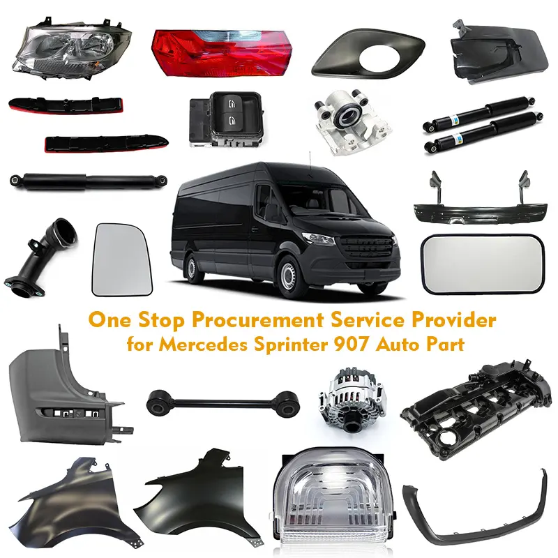 Nouvelle arrivée carrosserie Auto pièces de rechange de voiture pour Mercedes Benz Sprinter Van Bus Box 907 W907 910 W910 2019-2023