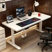 Bureau électrique ergonomique moderne et minimaliste en acier laminé à froid, réglable, écologique, pour la maison, le bureau, l'étude et les jeux