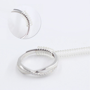 Clear/Gold Durable Using Variousspiral Invisible <strong>Ring</strong> <strong>Size</strong> <strong>Adjuster</strong> - Product Image 3