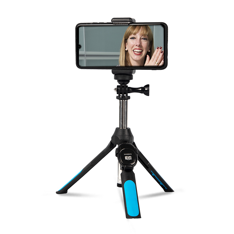 Amazon Hot K18 Bluetooth Selfie Stick Remote Tripod Mobile Universal Live Camera Artifact Multifunction Phone Selfie Stick