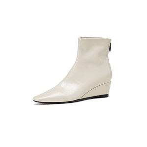 Cialisa mode <span class=keywords><strong>compensées</strong></span> bout carré bottines 2025 automne hiver robe de soirée quotidien 5cm mi talons mince <span class=keywords><strong>bottes</strong></span> courtes pour les femmes 40 - Product Image 5