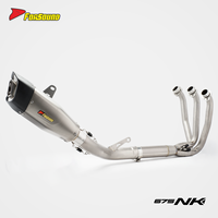 Système d'échappement de moto Forsound Factory à prix de gros, silencieux arrière 3D Forerunner, système slip-on pour CFmoto 675NK 675SR