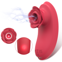 S-hande Erwachsenen-Sexspielzeug Brustsauger Rosen-Vibrator Weibliche Klitoris-Stimulation Brustwarzen-Massagegerät für Frauen Großhandel