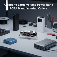 Module de service d'assemblage PCBA clé en main pour batterie externe double USB 2.4A OEM, nécessitant Gerber BOM avec port de charge Type-C et convertisseur élévateur 5V