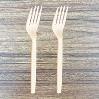 Machines Couteau préemballé Vente en gros Canne et Cuillères d'usine en bois 100 Italie Mini Ustensiles Fourchettes Couverts en plastique jetables