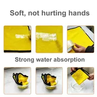 Thick Microfiber Cleaning Towels, Quick Drying Soft Cloths for Auto Detailing, Car Washing and Daily Household Cleaning