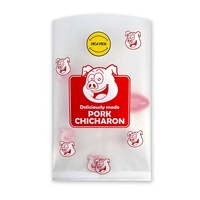 Bolsas de Plástico Termosellables Personalizadas al por Mayor, Bolsas con Sellado Trasero, Embalaje Transparente de Grado Alimenticio para Chicharrón de Cerdo y Carne Seca de Res