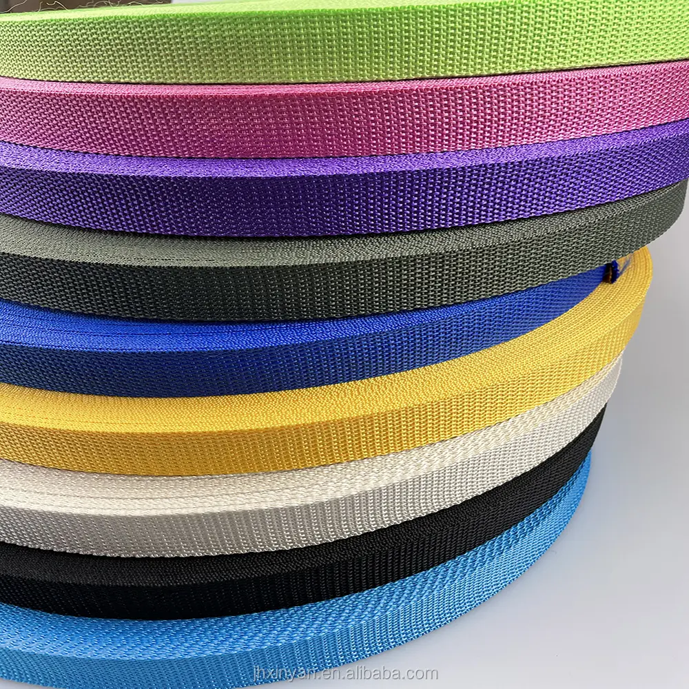 14 Colors Webbing Ribbon Band Strap Tape Backpack Bag Parts  25mm  Polypropylene PP Dog Collar Harness Outdoor 50yards Width 1"