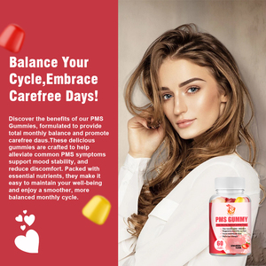 Suplemento para mujeres Well Body OEM/ODM para los cambios de humor, ayuda a equilibrar las hormonas, gomitas para el síndrome premenstrual con extracto de chasteberry. - Product Image 6