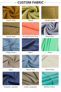 Vêtements de sport légers et respirants à séchage rapide sur mesure <span class=keywords><strong>pour</strong></span> hommes, ensembles de fitness à manches longues avec col zippé - Product Image 5