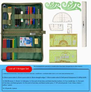 Juego de Herramientas de Cartografía DF 81, Herramientas Topográficas, Herramientas para Marcar Latitud y Longitud, Reglas de Comando, Juegos de Herramientas de Cartografía - Product Image 2