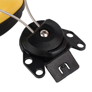 Orejeras personalizadas tipo diadema amarilla con reducción de ruido 21 NNR para protección en sitios de construcción y fábricas - Product Image 2